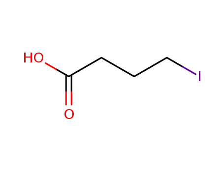 Molecular Structure of 7425-27-6 (Butanoic acid, 4-iodo-)