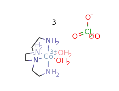 cis-diaqua(2,2',2''-triaminotriethylamine)cobalt(III) perchlorate