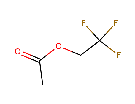 Molecular Structure of 406-95-1 (2,2,2-TRIFLUOROETHYL ACETATE)