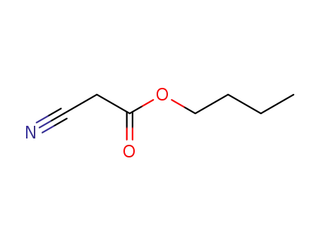Molecular Structure of 5459-58-5 (n-Butyl cyanoacetate)