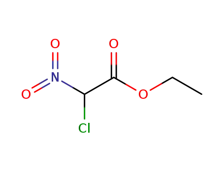 Molecular Structure of 14011-27-9 (ethyl chloro(nitro)acetate)