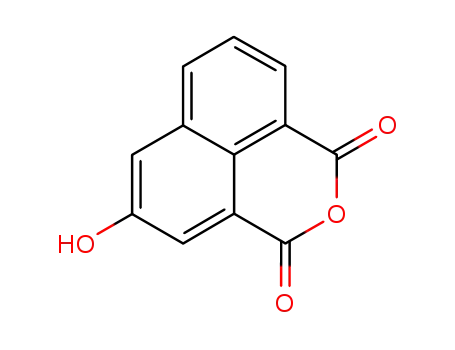 Molecular Structure of 23204-36-6 (3-HYDROXY-1,8-NAPHTHALIC ANHYDRIDE)