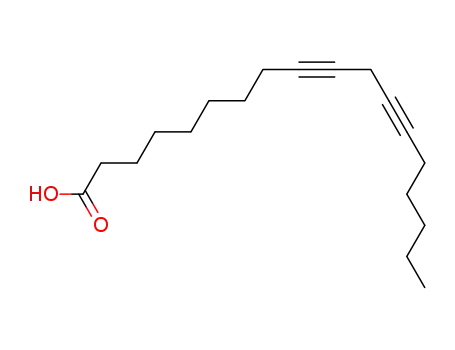 Molecular Structure of 2012-14-8 (9,12-OCTADECADIYNOIC ACID)