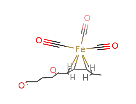 Fe(CO)3(CH3CHCHCHCHCO(CH2)3CHO)