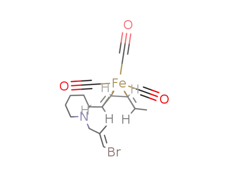 E-Fe(CO)3(CH3CHCHCHCHC5H9N(CH2C(CH3)CHBr))