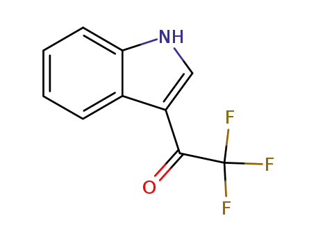 Molecular Structure of 14618-45-2 (3-(TRIFLUOROACETYL)INDOLE)