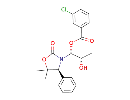 (4S,1'R,2'S)-N(3)-[1'-(m-chlorobenzoyl)-2'-hydroxy-propan-1'-yl]-4-phenyl-5,5-dimethyloxazolidin-2-one