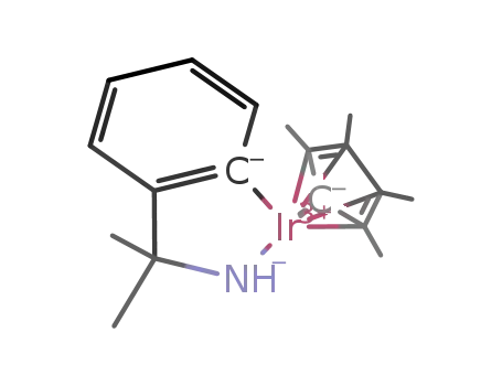 (1,2,3,4,5-pentamethylcyclopentadienyl)Ir-[κ2(N,C)-(NHC(CH3)2-2-C6H4)]