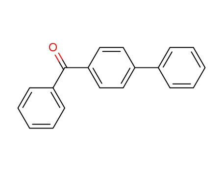 Molecular Structure of 2128-93-0 (4-Benzoylbiphenyl)