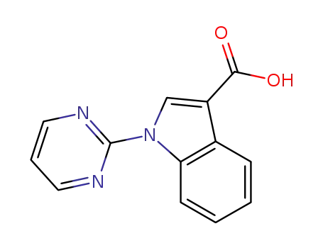 1-(pyrimidin-2-yl)-1H-indole-3-carboxylic acid