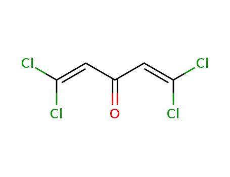 Molecular Structure of 5780-52-9 (1,1,5,5-Tetrachloropenta-1,4-dien-3-on)