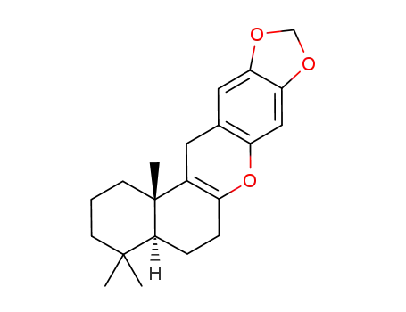 (12bS)-9,10-methylenedioxy-4,4,12b-trimethyl-2,3,4,4a,5,6,12,12b-octahydro-1Hbenzo[a]xanthene