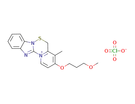 3-(3-methoxypropoxy)-4-methyl-5H-pyrido[1',2':4,5][1,2,4]thiadiazino[2,3-a]benzimidazol-13-ium perchlorate