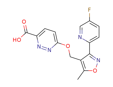 6-[3-(5-fluoro-pyridin-2-yl)-5-methyl-isoxazol-4-ylmethoxy]-pyridazine-3-carboxylic acid