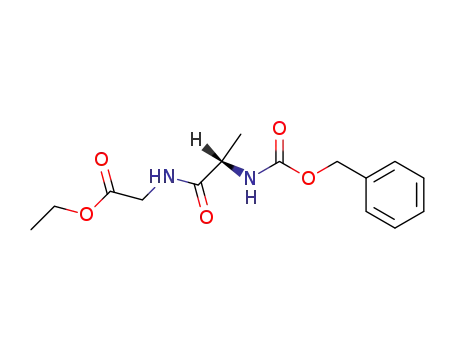 Molecular Structure of 2503-32-4 (Glycine, N-[N-[(phenylmethoxy)carbonyl]-L-alanyl]-, ethyl ester)