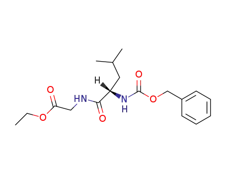 Molecular Structure of 2867-06-3 (ethyl N-[(benzyloxy)carbonyl]leucylglycinate)