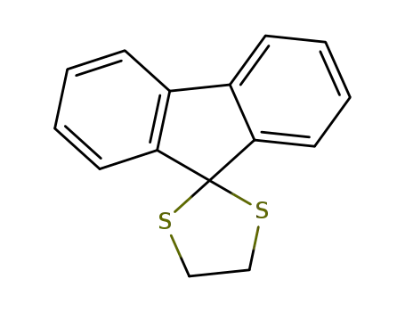 Molecular Structure of 7049-31-2 (9H-Fluorene-9-one (ethane-1,2-diyl)dithioacetal)