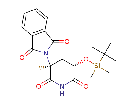 2-[(3'R,5'S)-5'-(tert-butyldimethylsilanyloxy)-3'-fluoro-2',6'-dioxopiperidin-3'-yl]isoindole-1,3-dione
