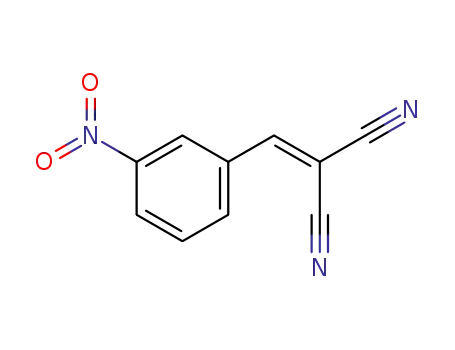 Molecular Structure of 2826-32-6 (2-(3-Nitrobenzylidene)propanedinitrile)