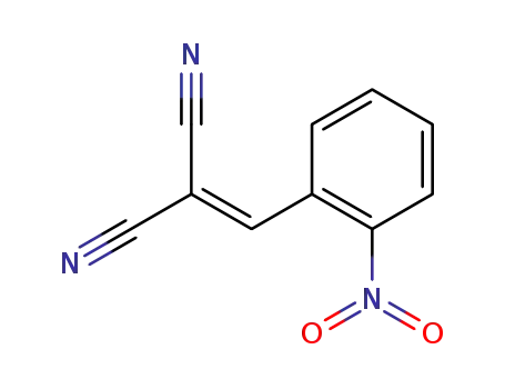 Molecular Structure of 2826-30-4 ((2-nitrobenzylidene)propanedinitrile)