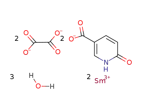 Sm2(1-hydro-6-oxopyridine-3-carboxylate)2(oxalate)2(H2O)3