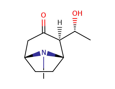 (1RS,2SR,1'SR,5SR)-2-(1'-hydroxyethyl)-tropinone