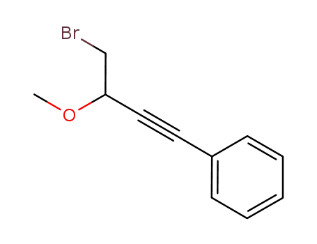 (4-bromo-3-methoxybut-1-ynyl)benzene