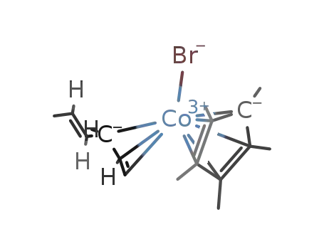 (η3-trans-1-methylpentadienyl)(η5-pentamethylcyclopentadienyl)cobalt(III) bromide