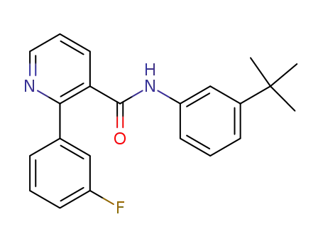 N-(3-tert-butylphenyl)-2-(3-fluorophenyl)nicotinamide