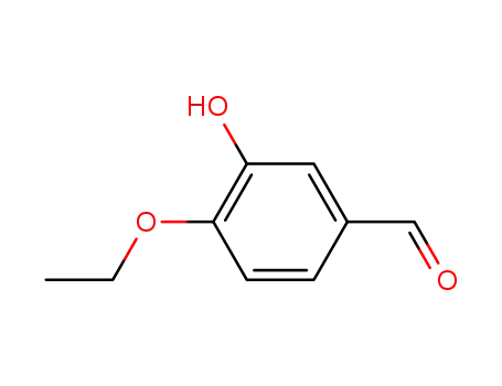 Molecular Structure of 2539-53-9 (4-ethoxy-3-hydroxybenzaldehyde)