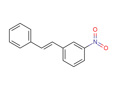 Molecular Structure of 14064-52-9 (Benzene, 1-nitro-3-(2-phenylethenyl)-, (E)-)