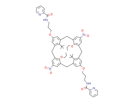 5,17-di-t-butyl-11,23-dinitro-26,28-dipicolinamidopropoxy-25,27-dipropoxycalix[4]arene