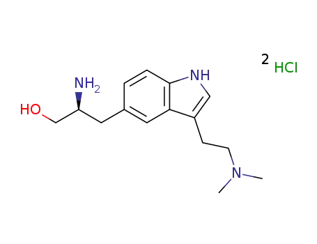 (S)-2-amino-3-{[3-N,N-dimethylamino-ethyl]-1H-indol-5-yl}-1-propanol dihydrochloride