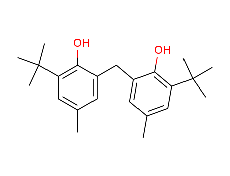 119-47-1,2,2'-Methylenebis(6-tert-butyl-4-methylphenol),p-Cresol,2,2'-methylenebis[6-tert-butyl- (8CI);2,2'-Bis(4-methyl-6-tert-butylphenol)methane;2,2'-Methylenebis[4-methyl-6-t-butylphenol];2,2'-Methylenebis[4-methyl-6-tert-butylphenol];2,2'-Methylenebis[6-(1,1-dimethylethyl)-4-methyl)phenol;2,2'-Methylenebis[6-tert-butyl-p-cresol];Advastab 405;Agidol 2;Antage W 400;Anti Ox;Antioxidant 1;Antioxidant 2246;Antioxidant BKF;Antioxidant NG 2246;Antioxidant OMB;BKF;Baynox Plus;Bisalkofen BP;CAO 14;CAO5;Calco 2246;Catolin 14;Chemanox 21;Cyanox 2246;Lowinox 22M48;MBP 5;MDP;NG 2246;NS 6;NSC 7781;Naftonox 22M46;Noclizer NS 6;Nocrac NS 6;Nonflex MBP;Nonflex MPP;Ongrostab 2246;Plastanox 2246;Product 2246;