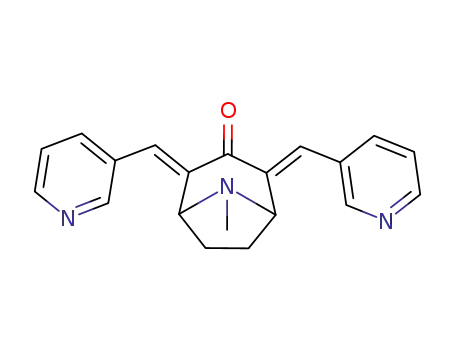(2E,4E)-8-methyl-2,4-bis((pyridin-3-yl)methylene)-8-aza-bicyclo[3.2.1]octan-3-one