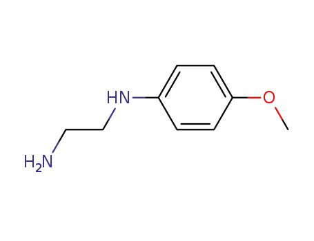Molecular Structure of 24455-93-4 (N-(4-METHOXYPHENYL)ETHYLENEDIAMINE)