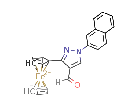 3-ferrocenyl-1-(2-naphthyl)pyrazole-4-carbaldehyde