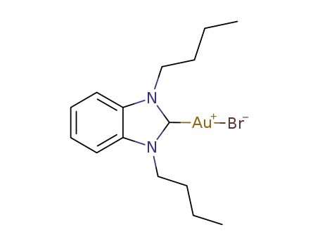 (N,N'-dibutylbenzimidazolin-2-ylidene)gold(I) bromide
