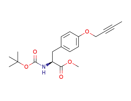 methyl (S)-2-tert-butoxycarbonylamino-3-(4-but-2-ynyloxy-phenyl)-propionate
