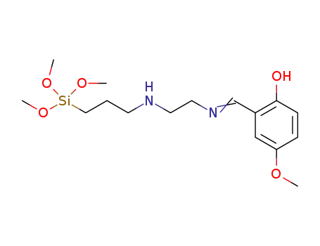 N-[N-(3-(trimethoxysilyl)propyl)ethylenediamine]-5-methoxysalicylaldimine