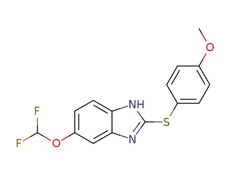 5-(difluoromethoxy)-2-[(4-methoxyphenyl)sulfanyl]-1H-benzimidazole