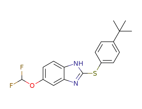 2-[(4-tert-butylphenyl)sulfanyl]-5-(difluoromethoxy)-1H-benzimidazole