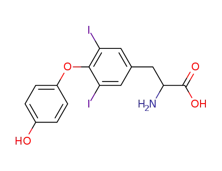 Molecular Structure of 534-51-0 (3,5-DIIODO-DL-THYRONINE)
