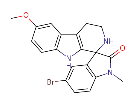 5-bromo-6'-methoxy-1-methyl-2',3',4',9'-tetrahydrospiro[indoline-3,1'-pyrido[3,4-b]indol]-2-one