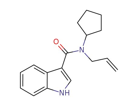 N-allyl-N-cyclopentyl-1H-indole-3-carboxamide