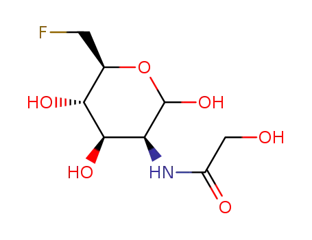 2,6-dideoxy-2-glycolylamino-6-fluoro-D-mannopyranose