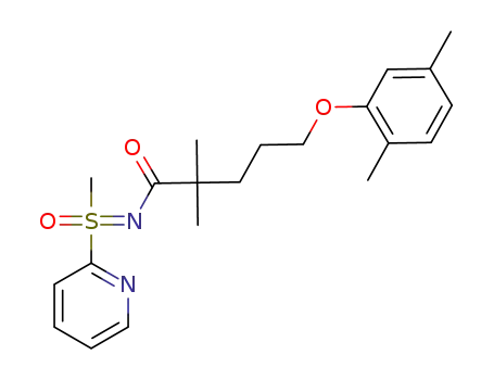 N-[5-(2,5-dmethylphenoxy)-2,2-dimethylpentanoyl]-S-methyl-S-2-pyridylsulfoximine