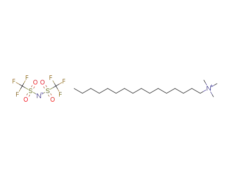 N,N′,N′′,N′′′-hexadecyltrimethylammonium bis(trifluoromethylsulfonyl)imide