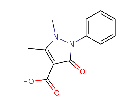 1H-Pyrazole-4-carboxylicacid, 2,3-dihydro-1,5-dimethyl-3-oxo-2-phenyl-