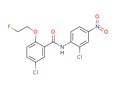 5-chloro-N-(2-chloro-4-nitro-phenyl)-2-(2-fluoro-ethoxy)benzamide